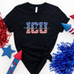 Stars & Stripes ICU Nurse T-Shirt