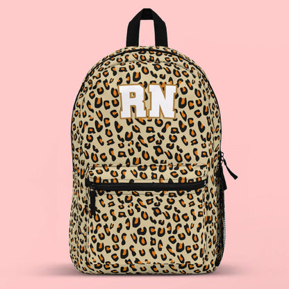 RN Leopard Print Backpack