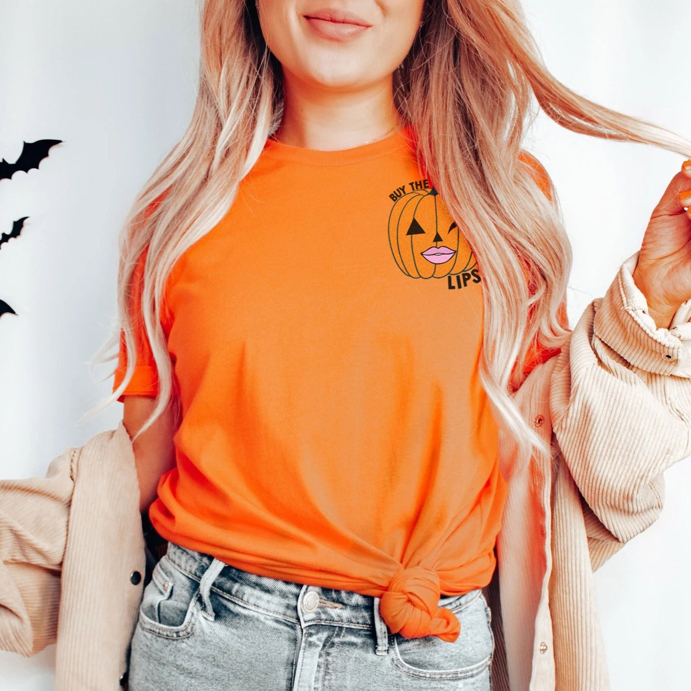 Buy the Lips Pumpkin T-Shirt
