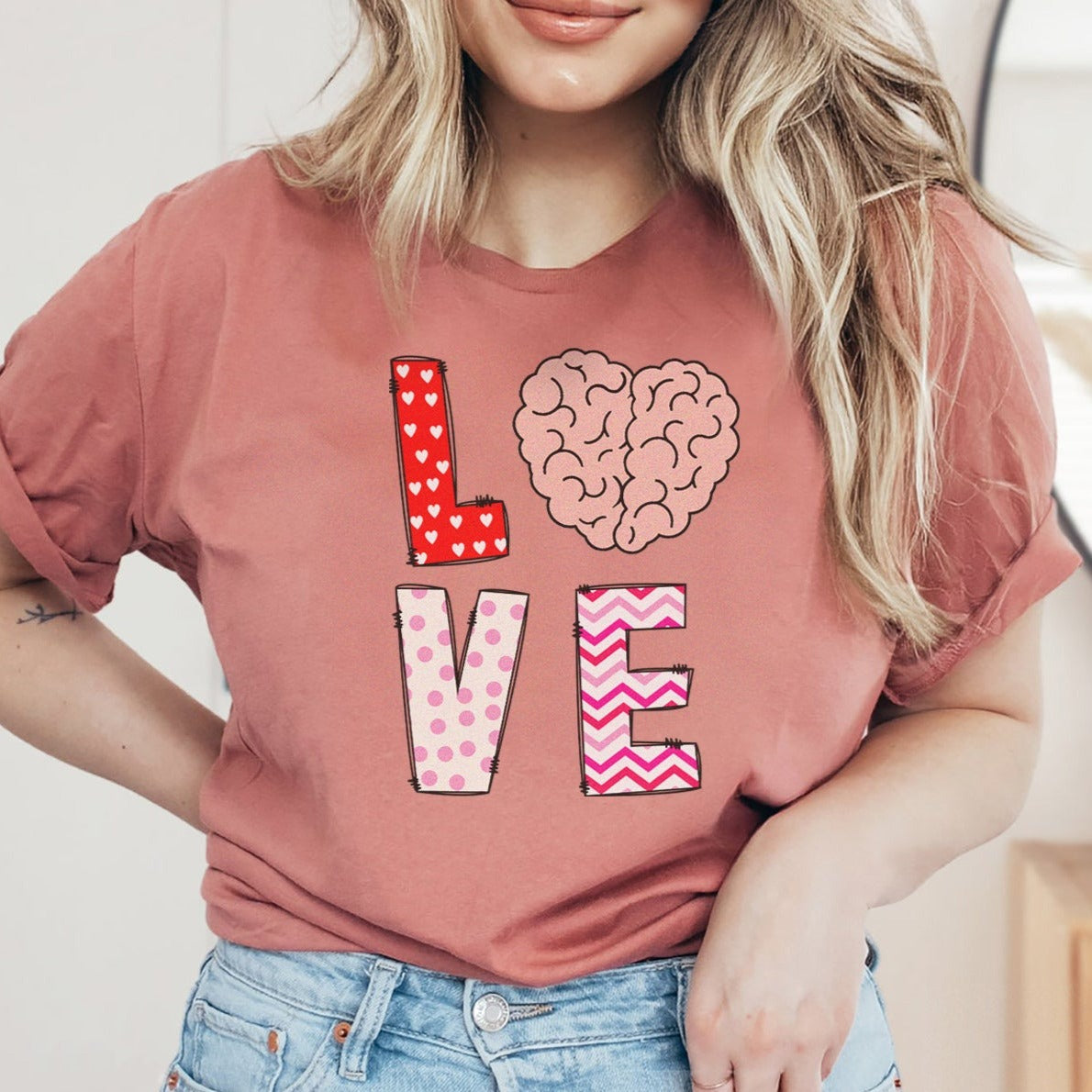 Love with Brain T-shirt