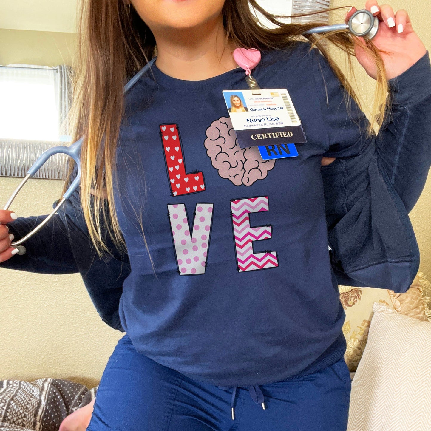 Love with Brain T-shirt