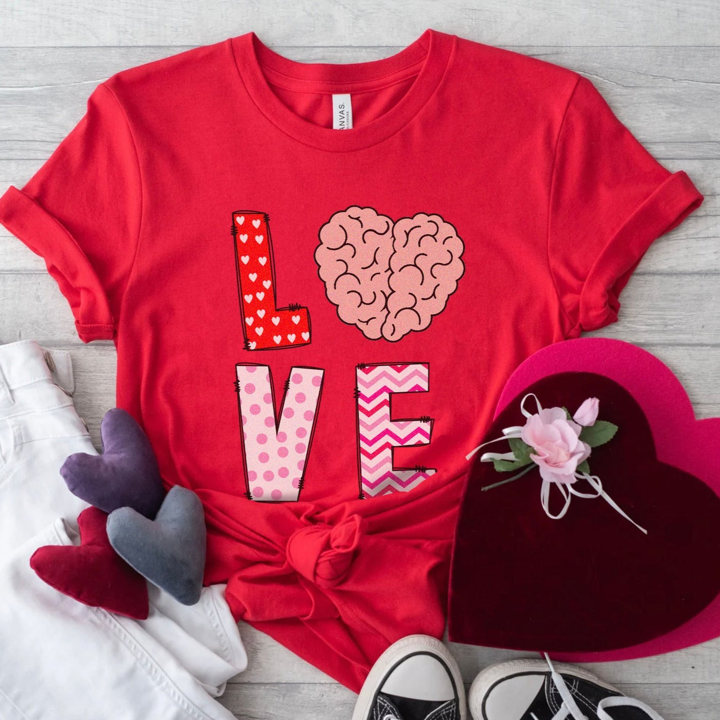 Love with Brain T-shirt