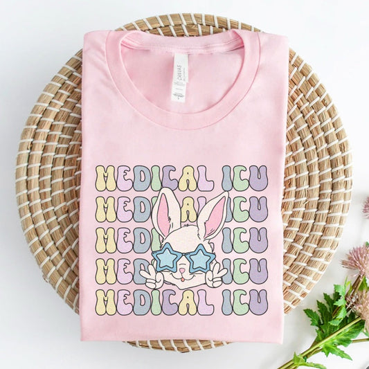 Retro MICU Easter Bunny T-Shirt