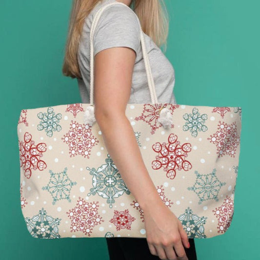 Medical Snowflake Weekender Bag