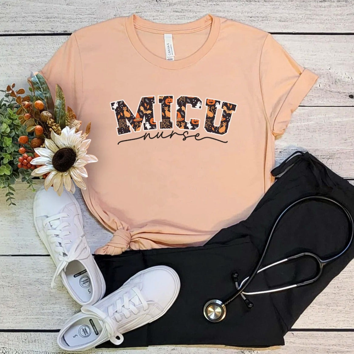 MICU Nurse Halloween T-Shirt