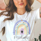 Nurse Midwife Rainbow T-Shirt