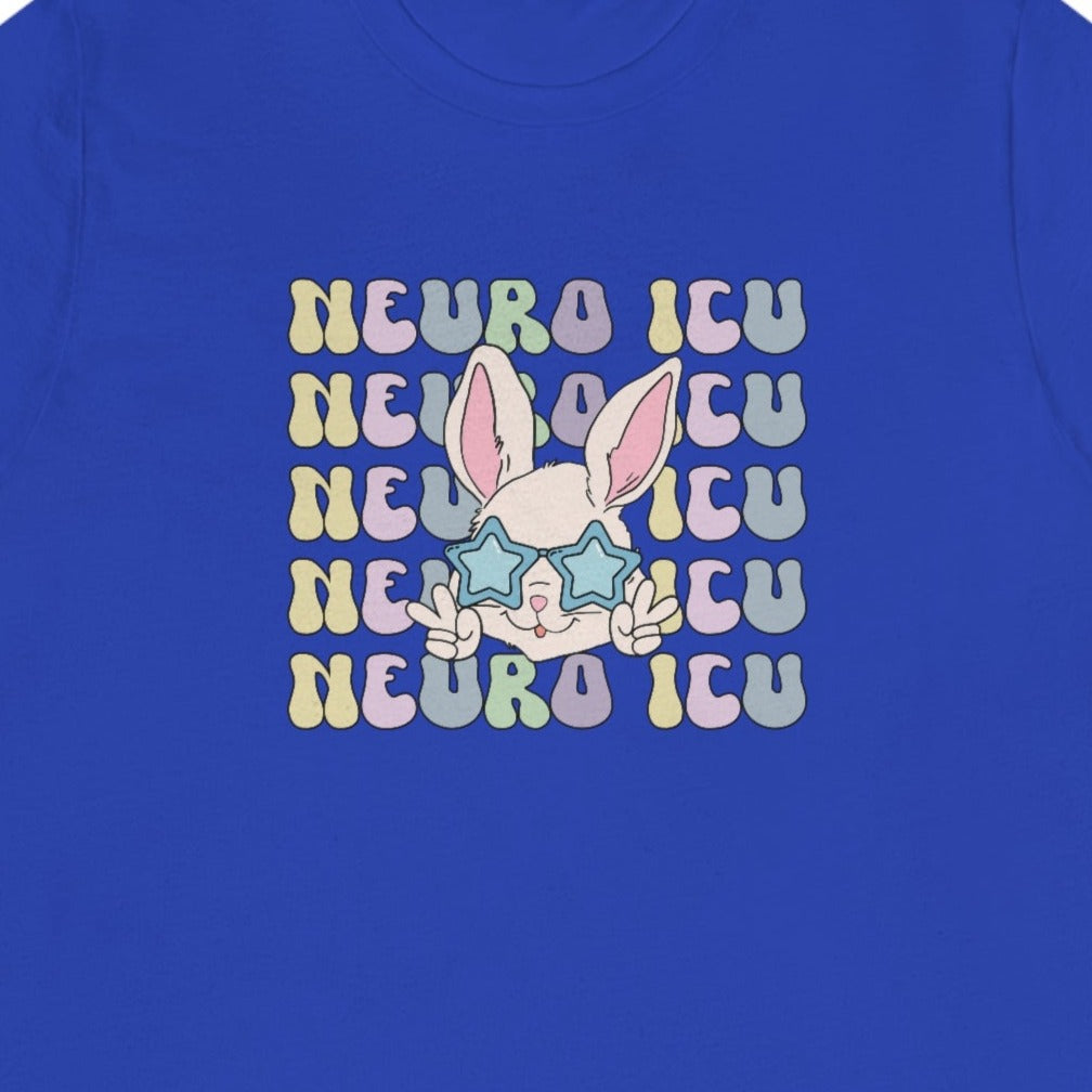 Retro Neuro ICU Easter Bunny T-Shirt