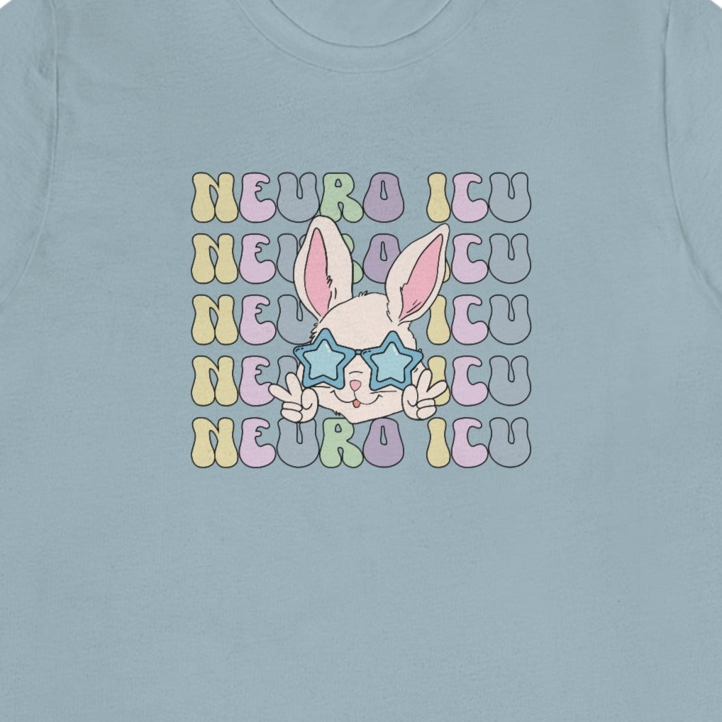 Retro Neuro ICU Easter Bunny T-Shirt