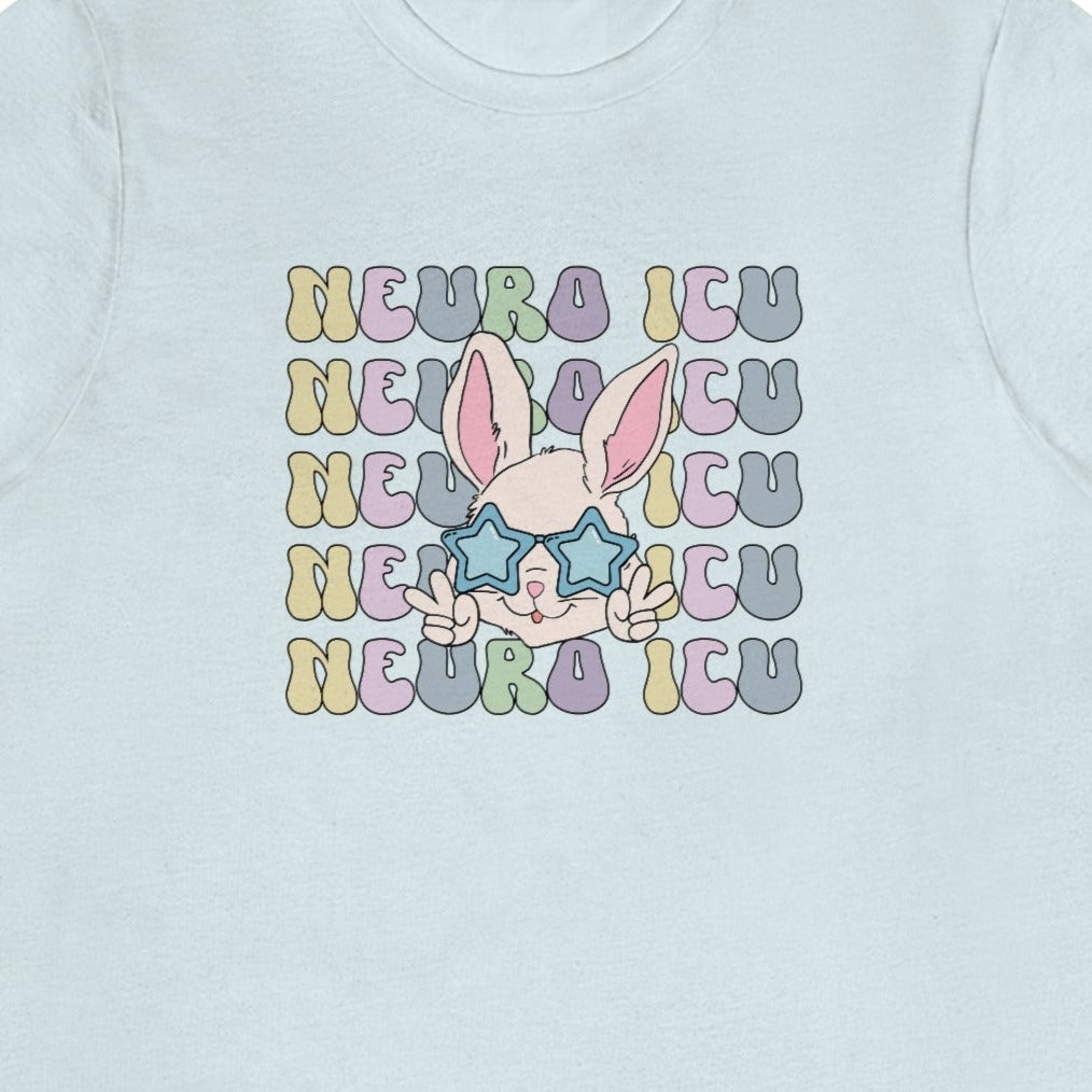 Retro Neuro ICU Easter Bunny T-Shirt