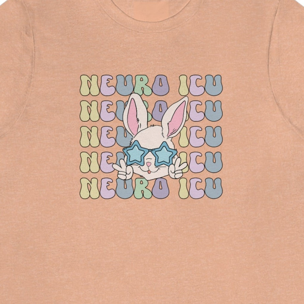 Retro Neuro ICU Easter Bunny T-Shirt