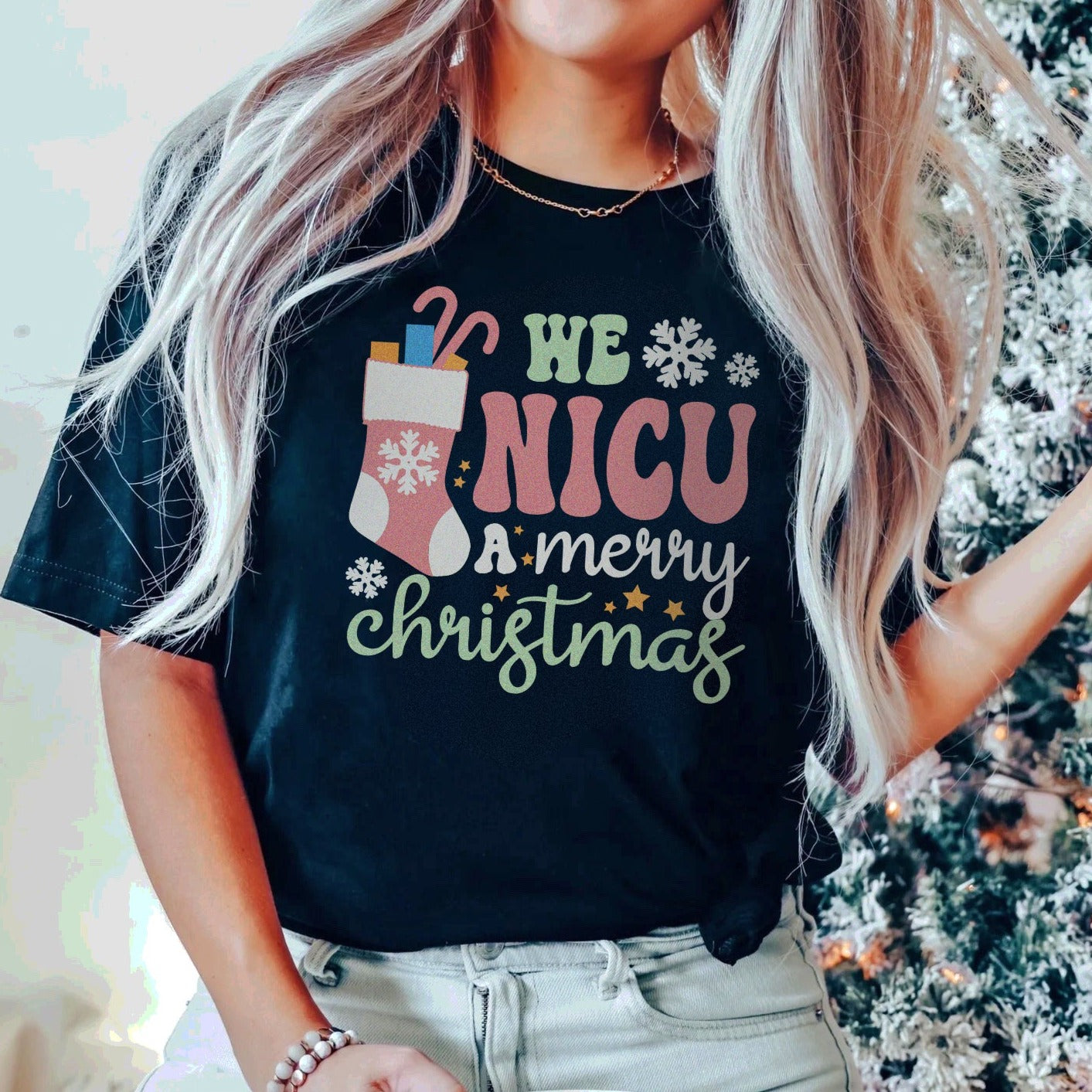 We NICU a Merry Christmas T-shirt