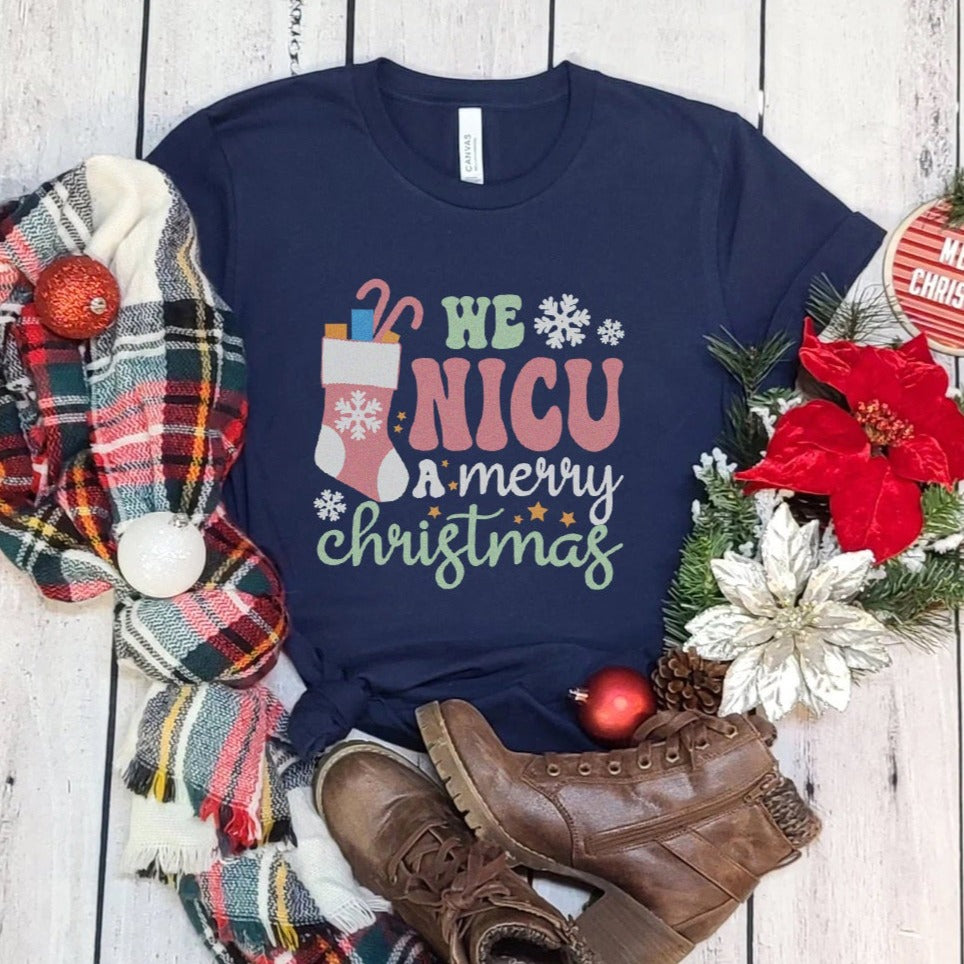 We NICU a Merry Christmas T-shirt