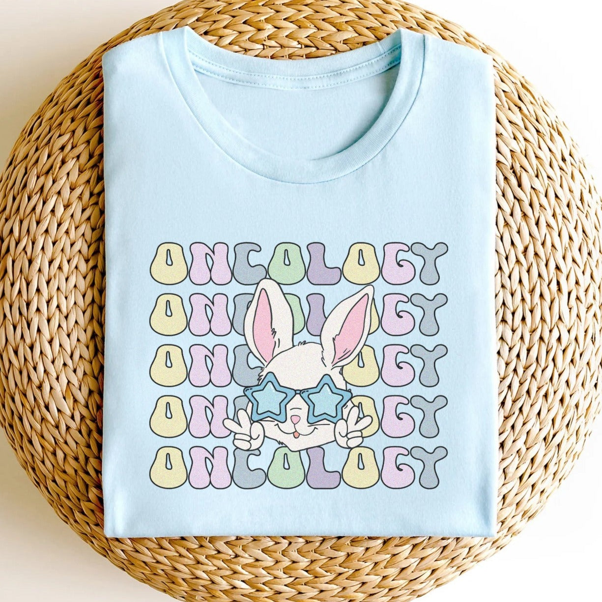 Retro Oncology Easter Bunny T-Shirt