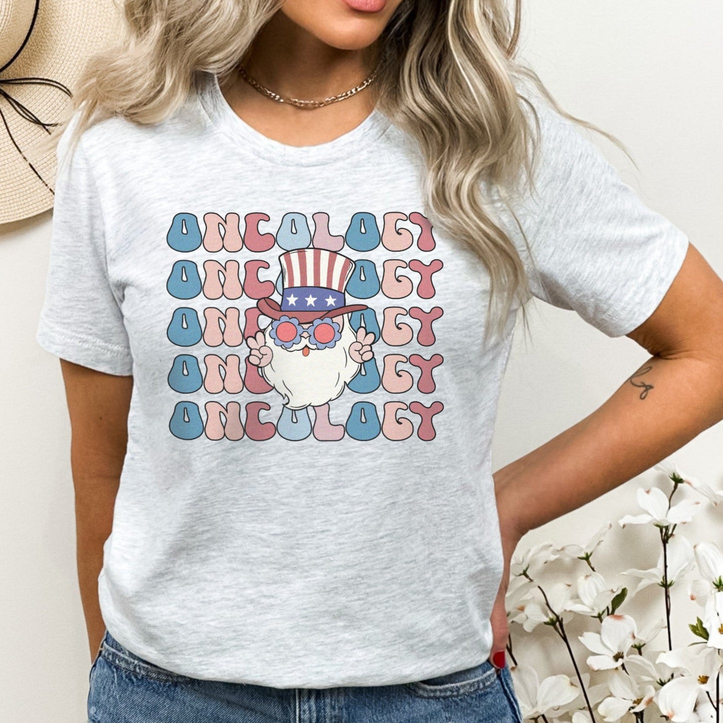 Retro Uncle Sam Oncology T-Shirt