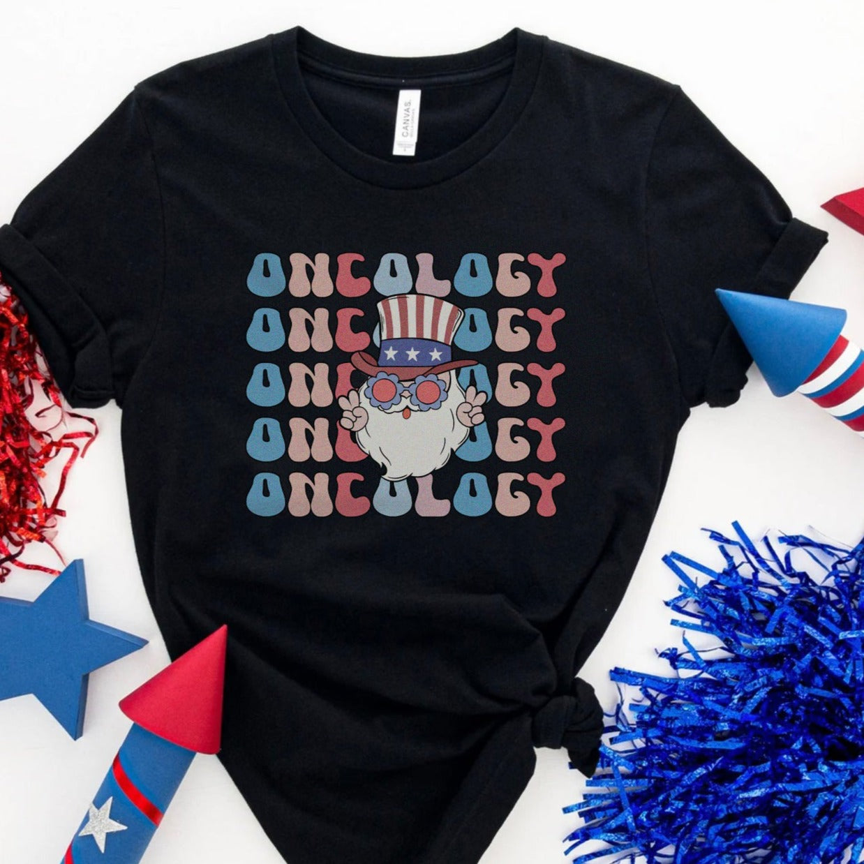 Retro Uncle Sam Oncology T-Shirt