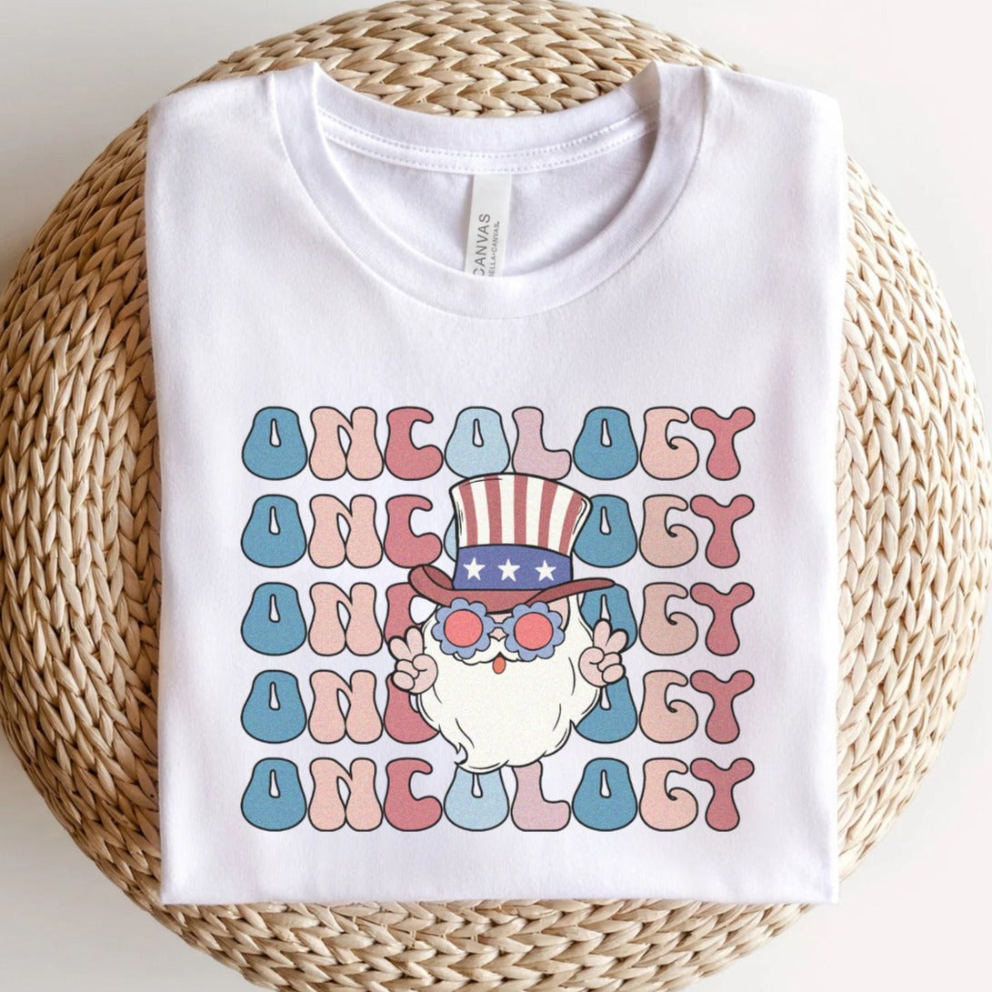 Retro Uncle Sam Oncology T-Shirt