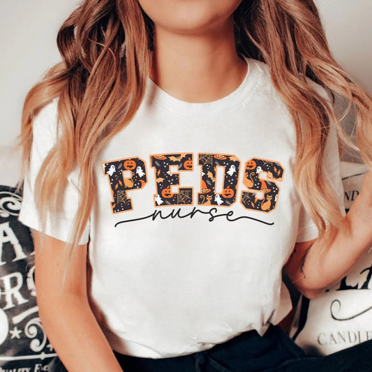 Peds Nurse Halloween T-Shirt