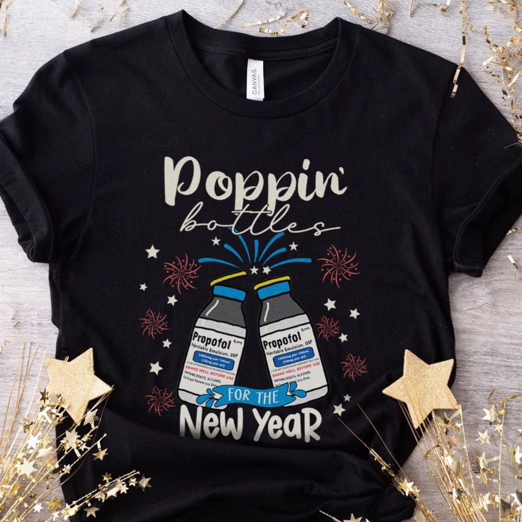 Poppin Bottles New Year T-Shirt