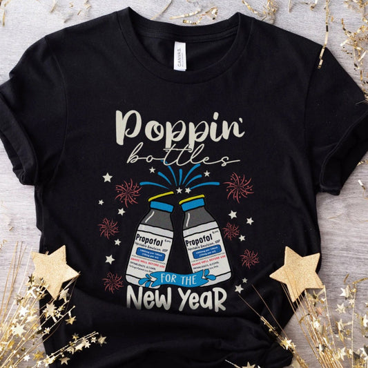 Poppin Bottles New Year T-Shirt