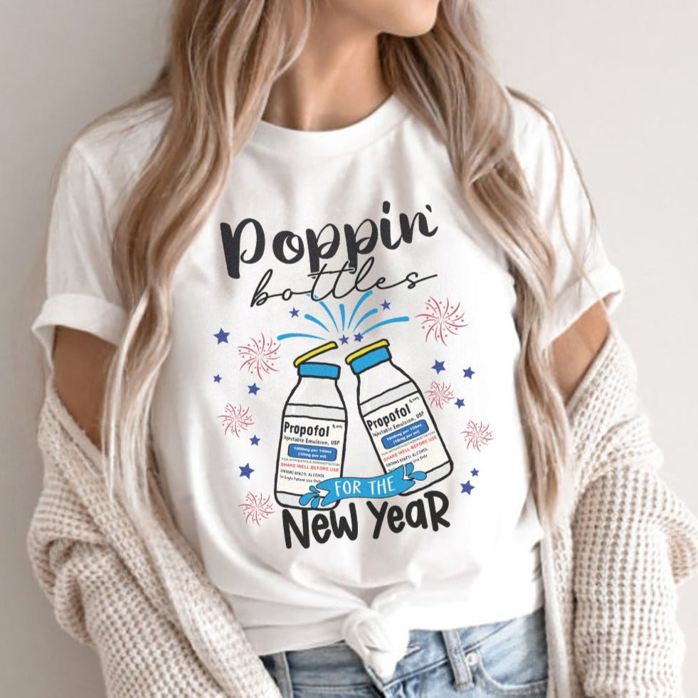 Poppin Bottles New Year T-Shirt