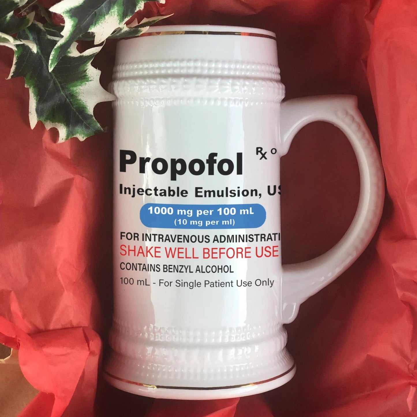 Propofol Beer Stein Mug