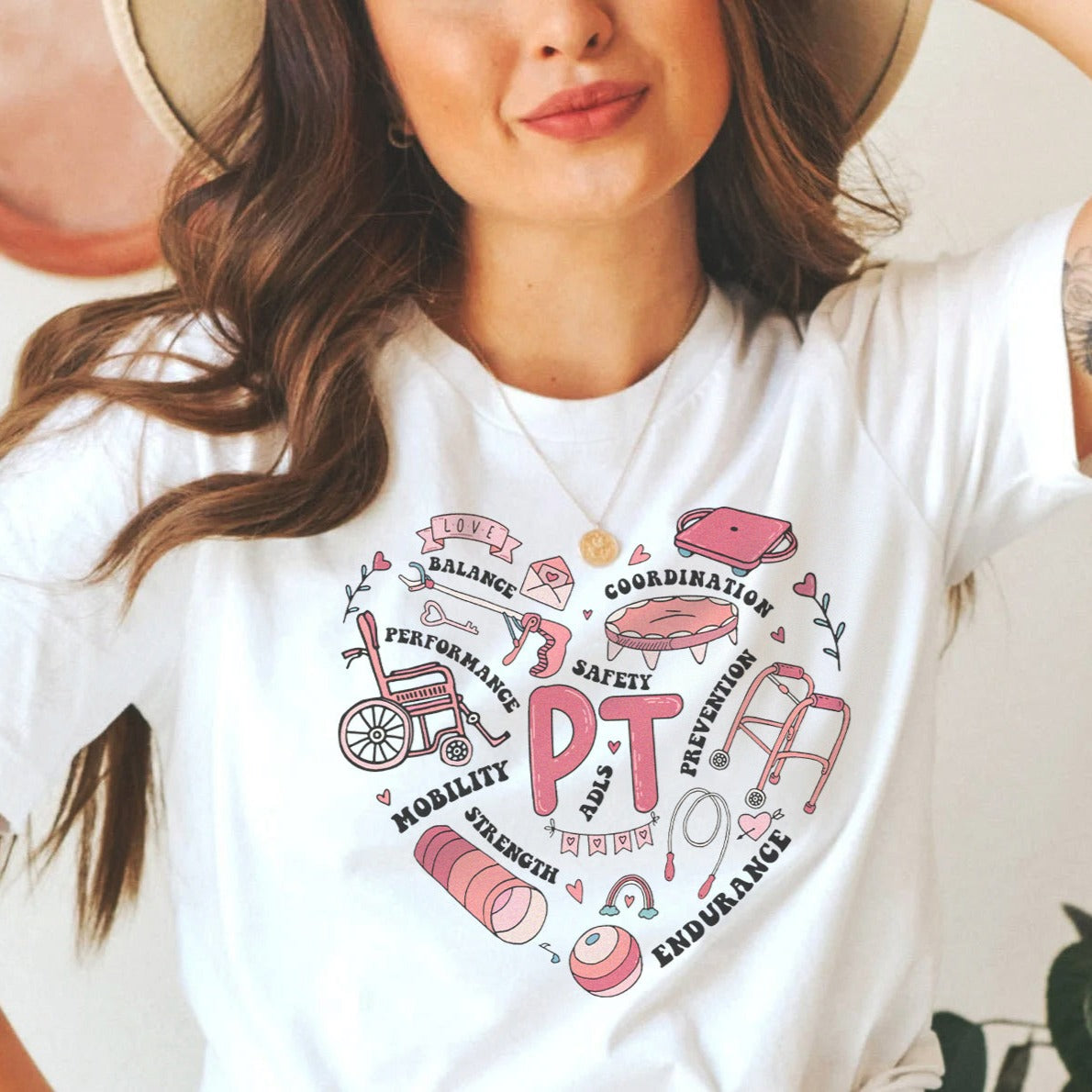 Physical Therapy Heart T-Shirt