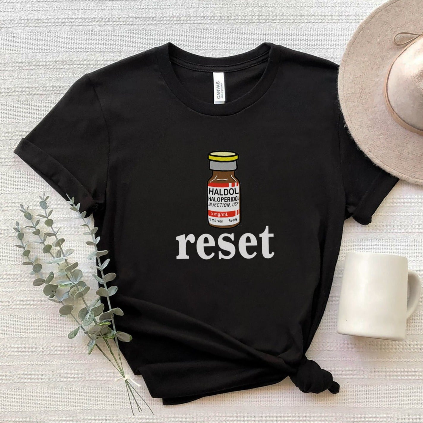 Haldol Reset Button T-Shirt