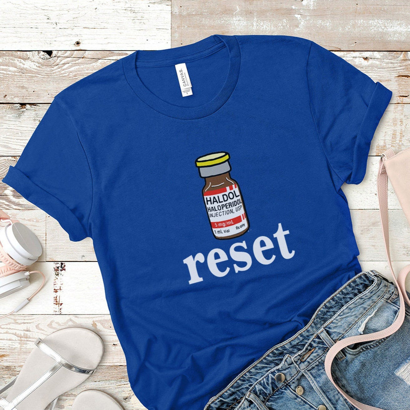 Haldol Reset Button T-Shirt