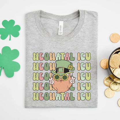 Retro NICU Leprechaun T-Shirt