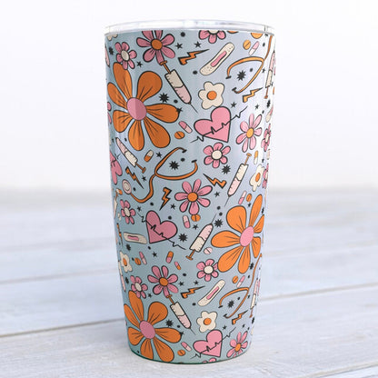 Retro Medical Doodles 20oz. Tumbler