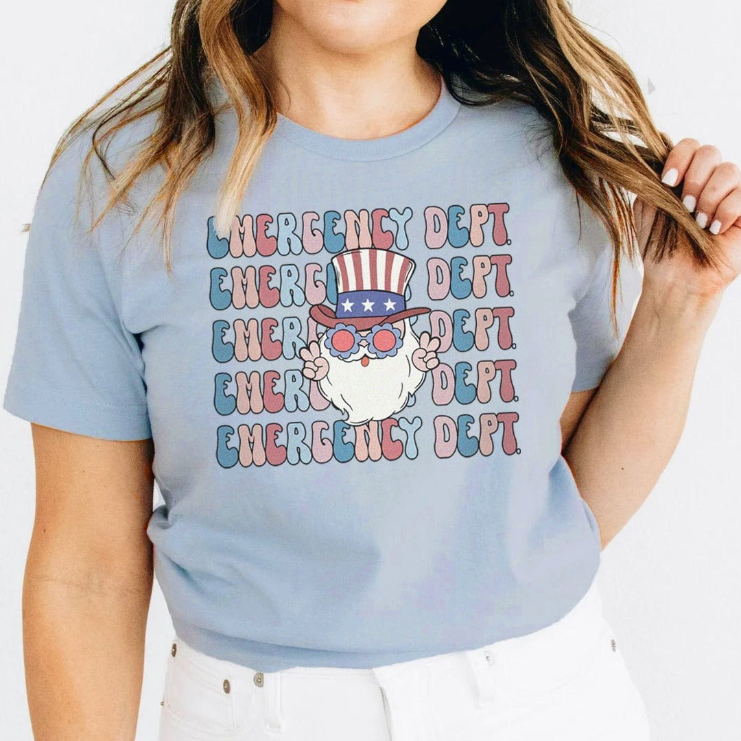 Retro Uncle Sam Emergency Dept T-Shirt