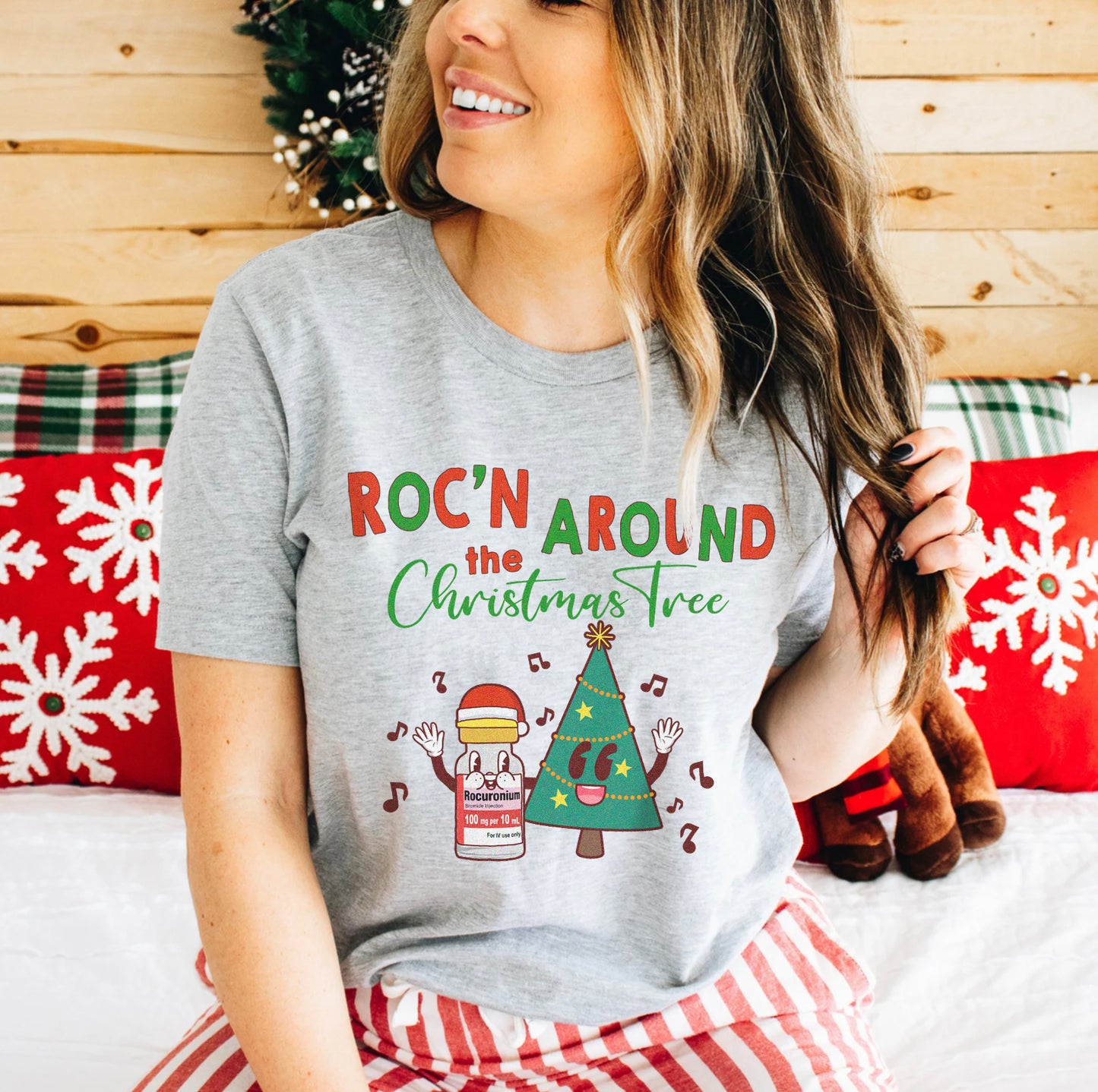 Retro Roc'n Around the Christmas Tree T-Shirt