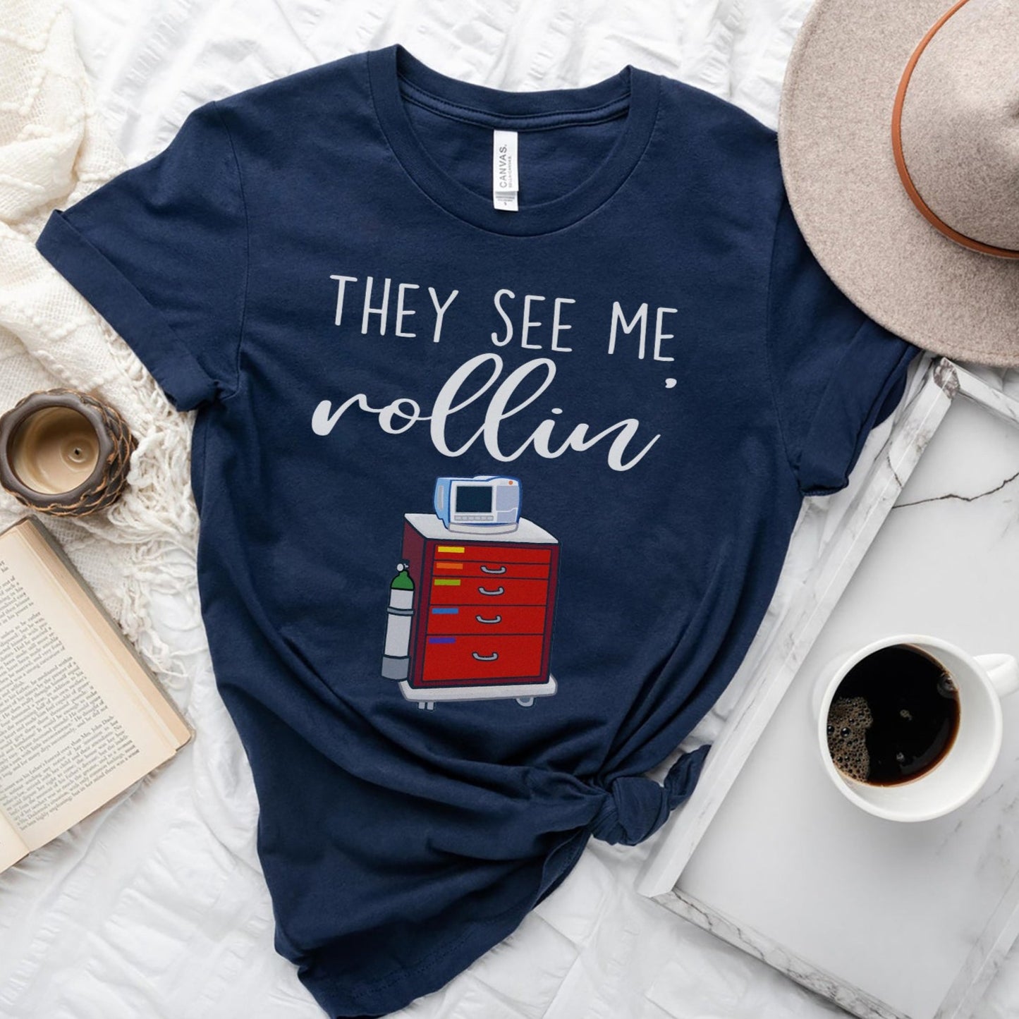 They See me Rollin Crash Cart T-Shirt