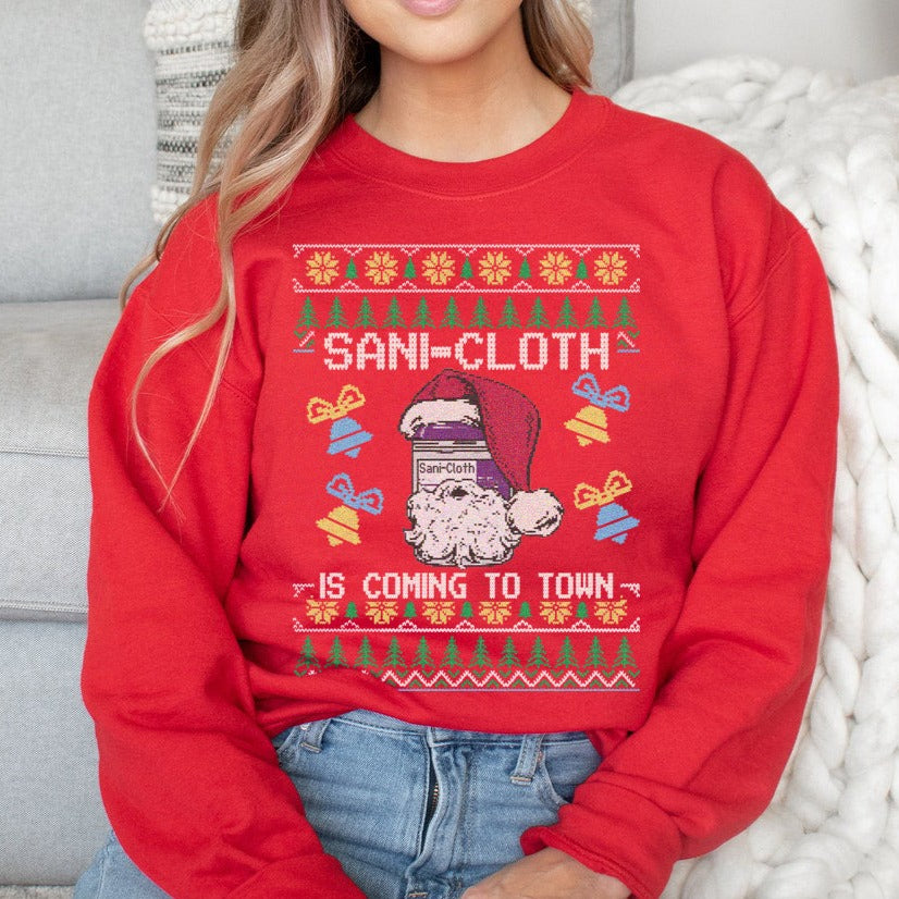 Sani-Cloth Ugly Christmas Sweater