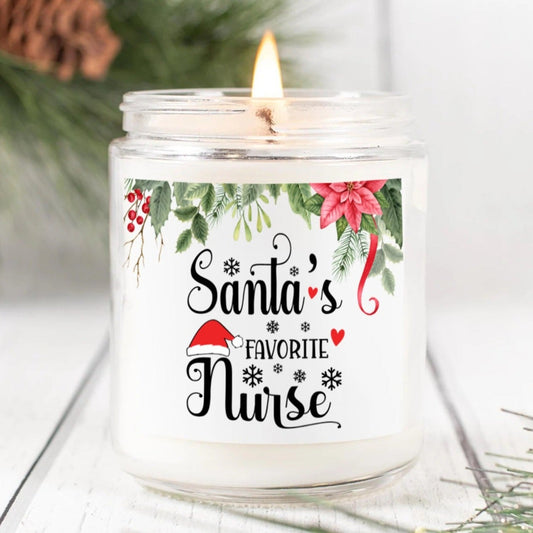 Santa's Favorite Nurse 9 oz. Scented Candle