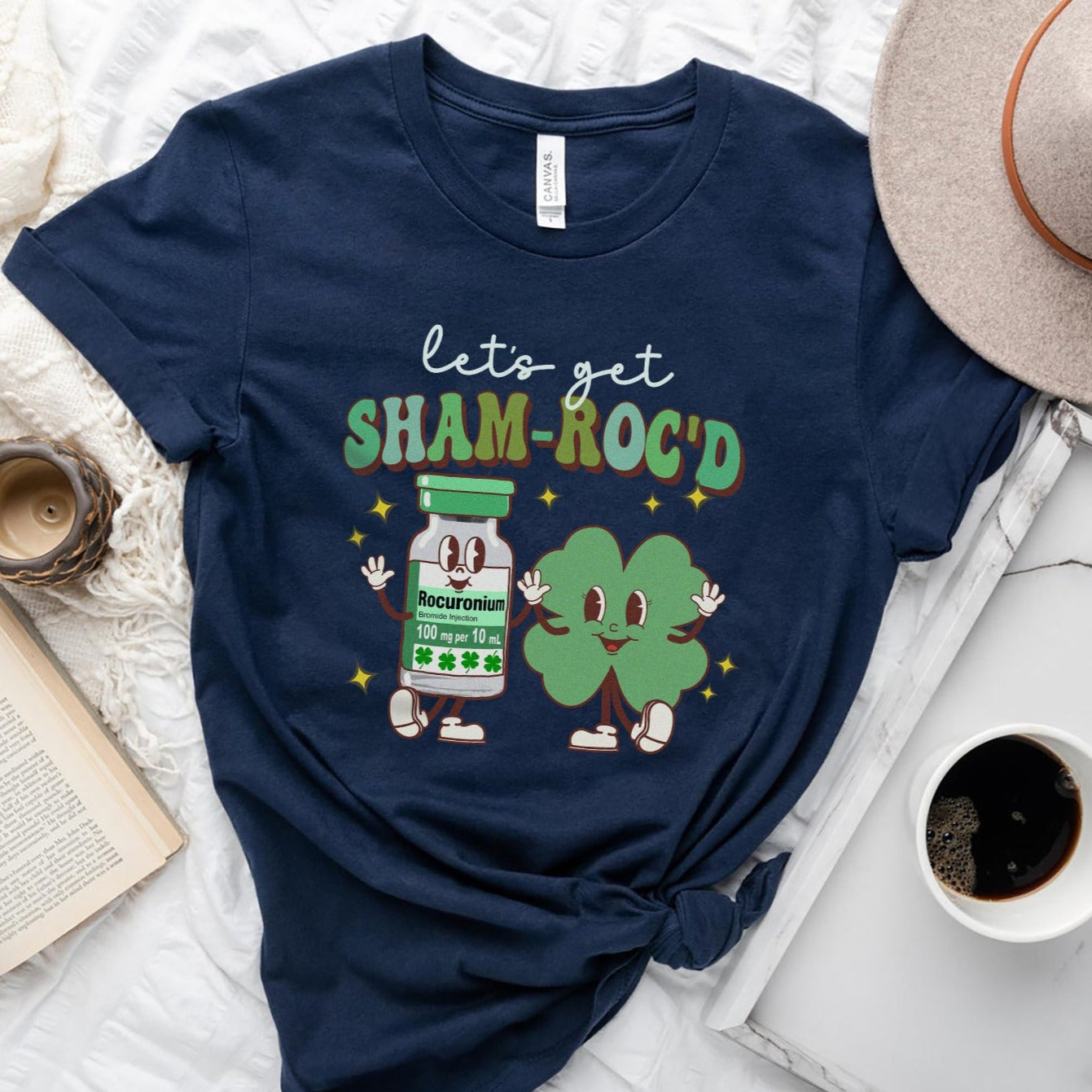 Retro Let's Get ShamROC'd T-Shirt