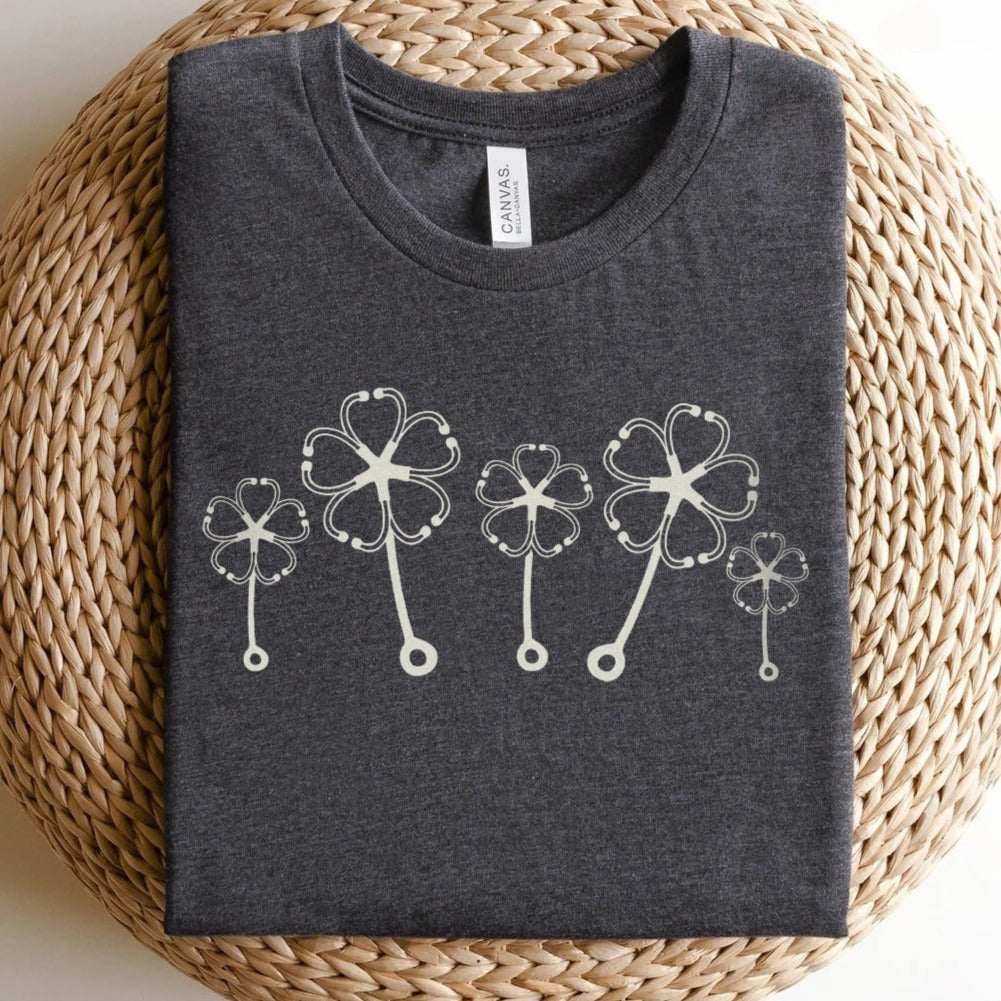 Stethoscope Wildflowers T-Shirt