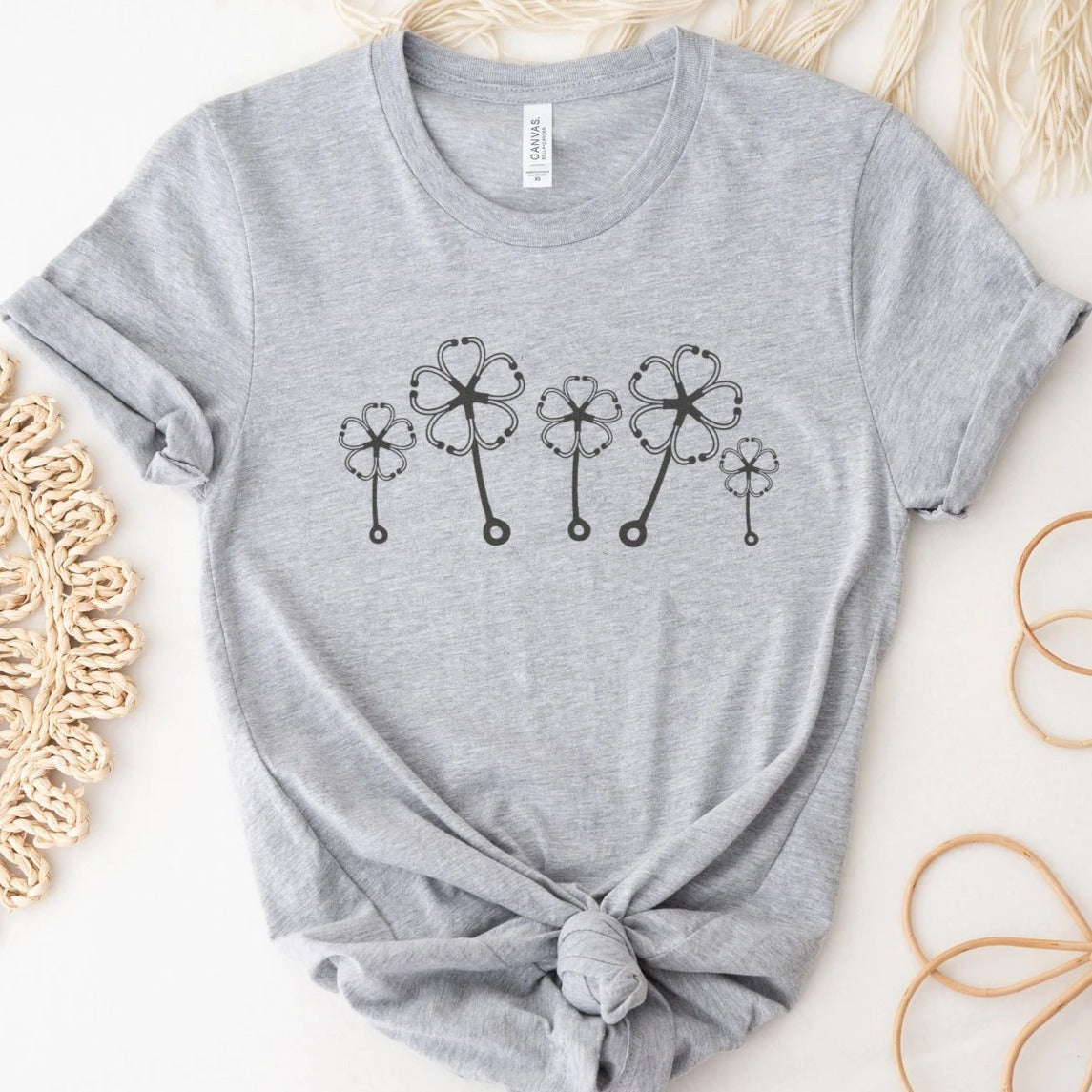 Stethoscope Wildflowers T-Shirt