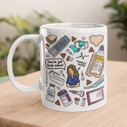 ICU Nurse Favorite Things Ceramic Mug