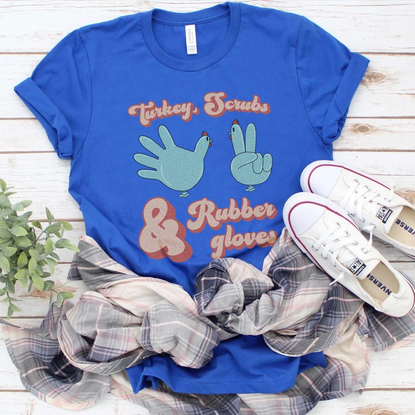 Turkey, Scrubs & Rubber Gloves T-Shirt