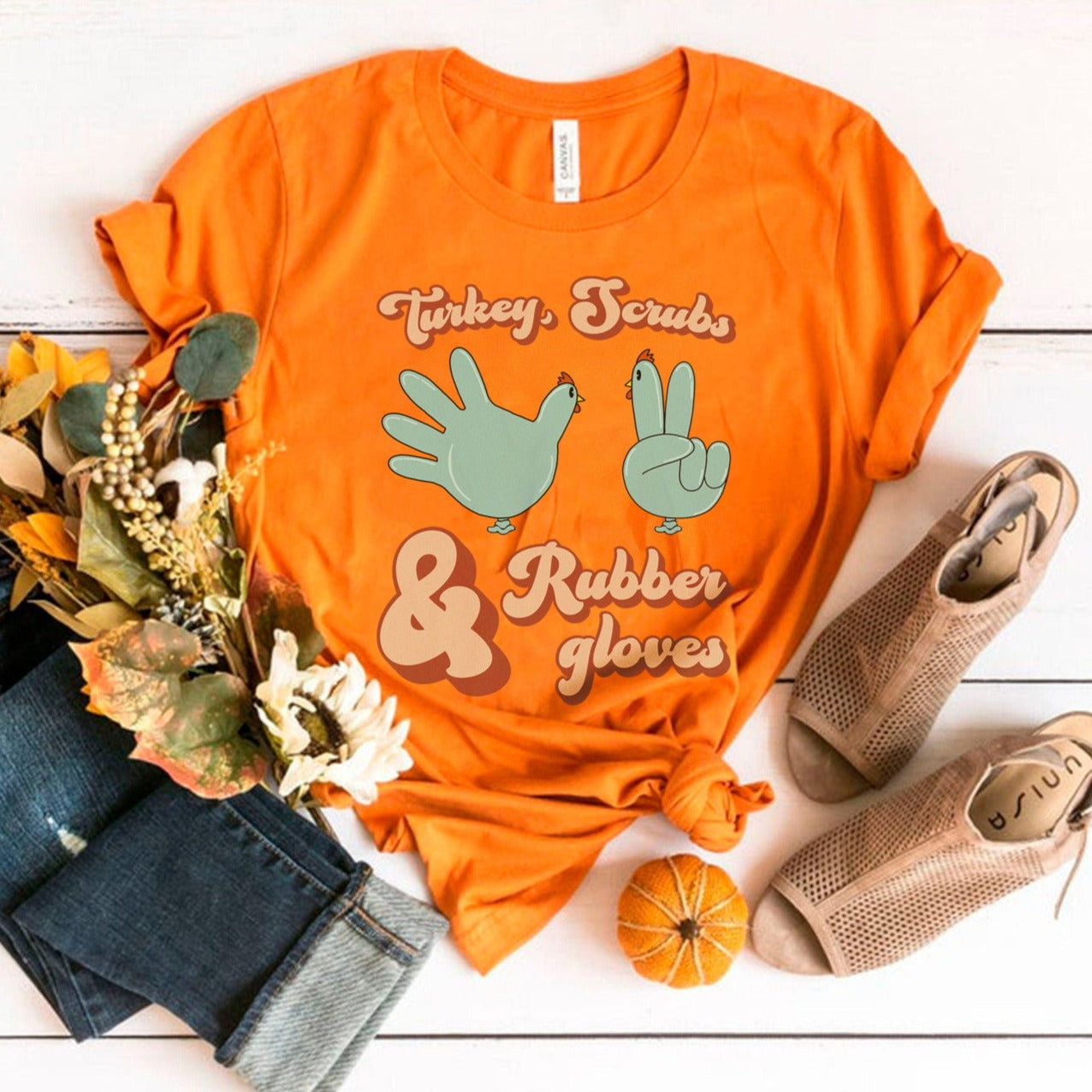 Turkey, Scrubs & Rubber Gloves T-Shirt